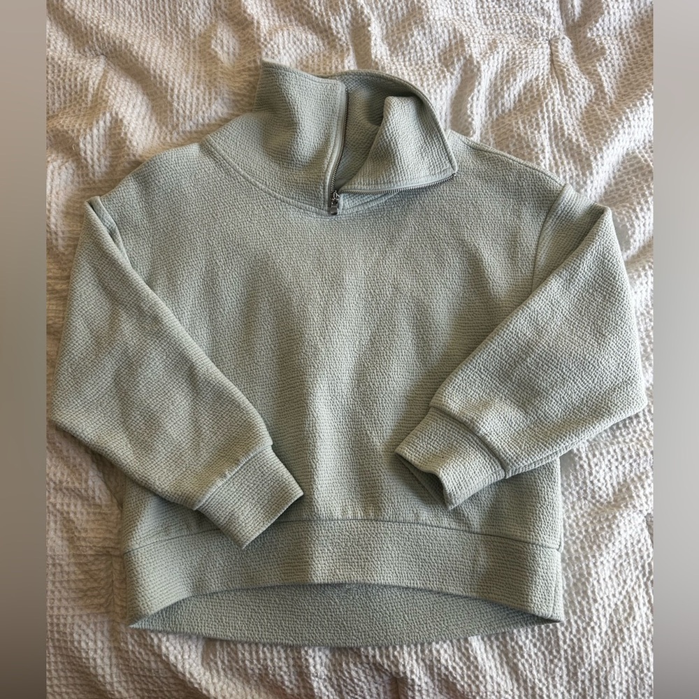 Practically new Calia light blue quarter zip